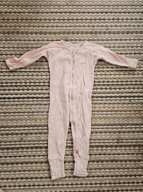 Bonds Pink Waffle-Knit Zip Pajamas